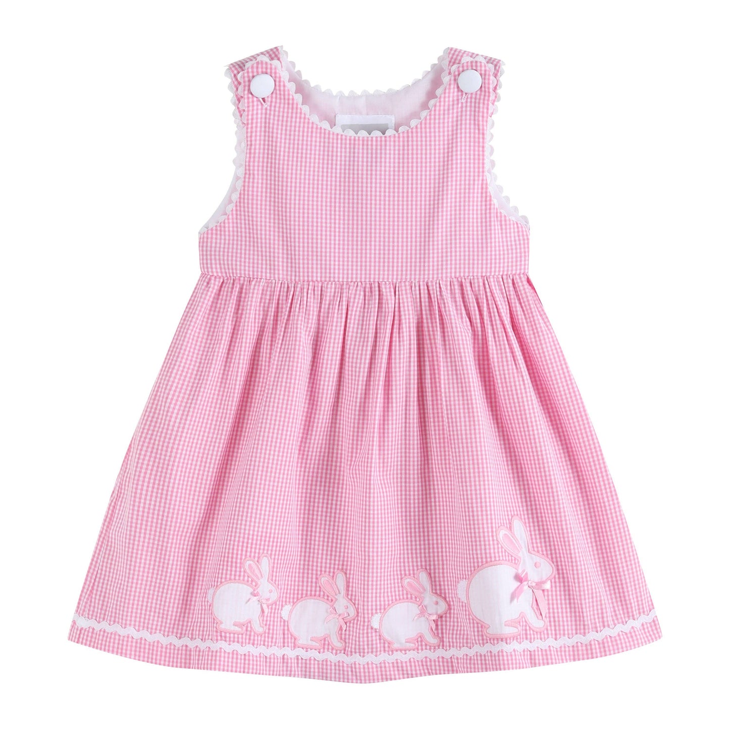 Pink Gingham Bunny Dress