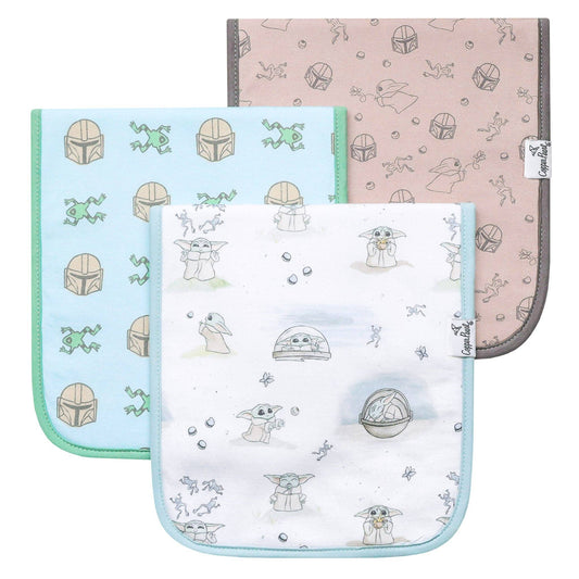3 Pack Premium Burp Cloths - Star Wars Grogu