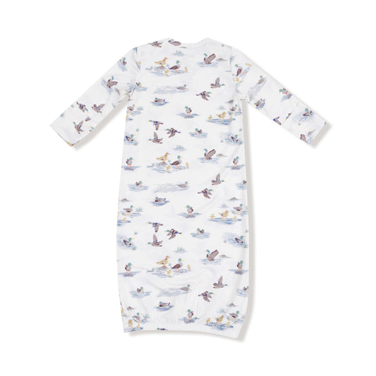 Lap Shoulder Gown - Migrating Mallards