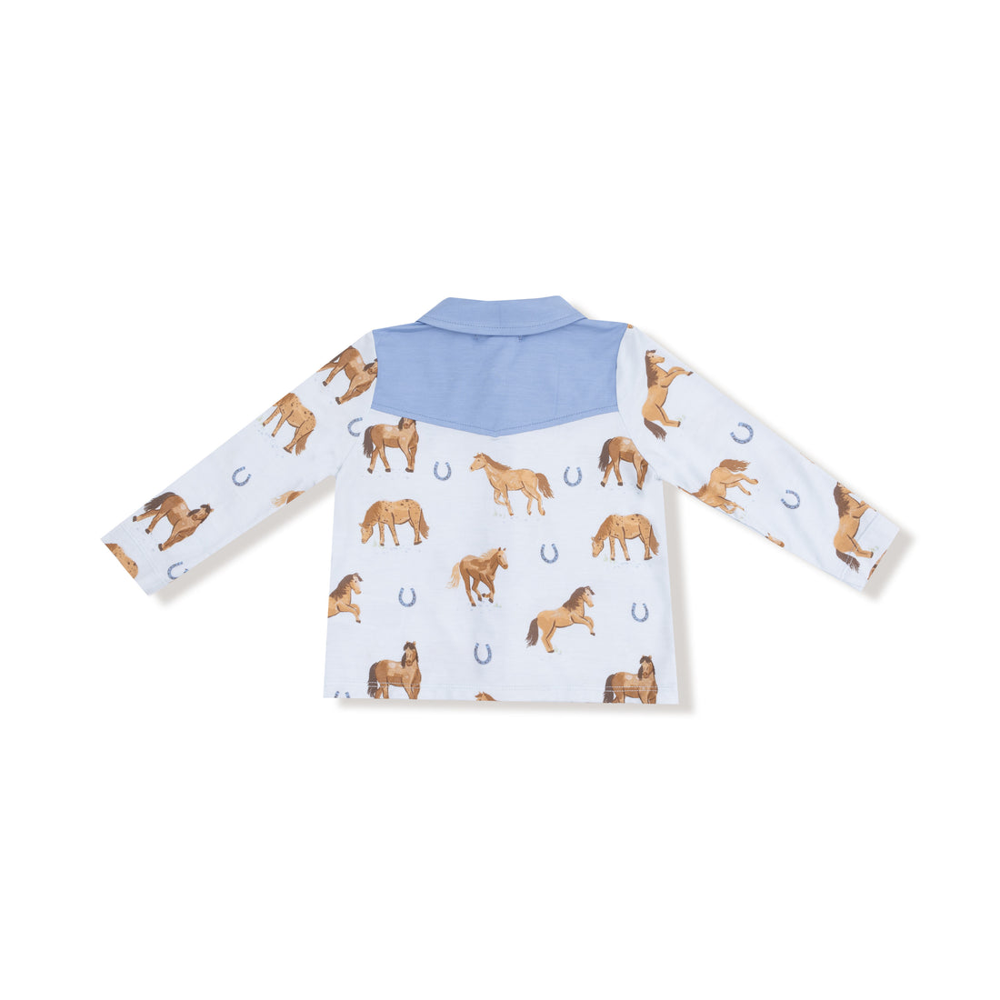 Cowboy Button Down & Pant - Horses