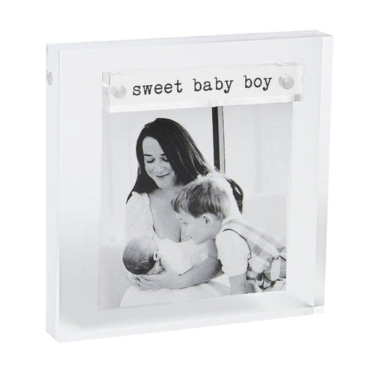 Sweet Baby Boy Acrylic Frame