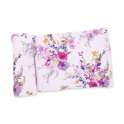 Dahlia Floral - Swaddle Blanket