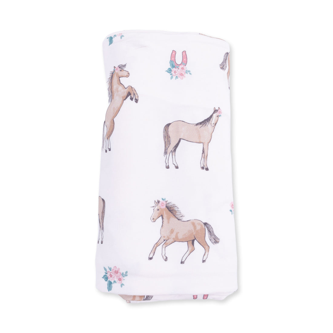 I Love Horses - Swaddle Blanket