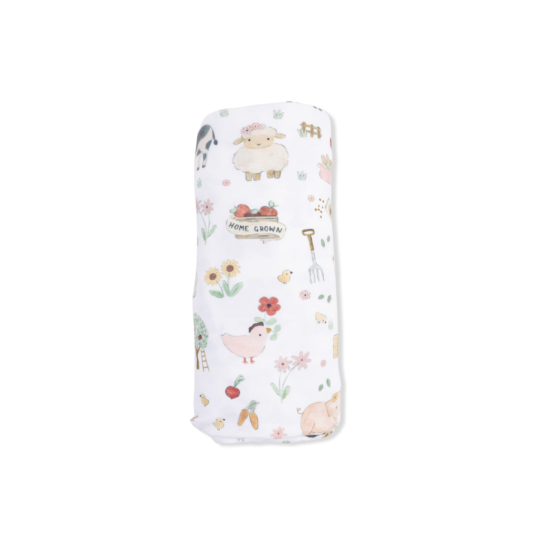 Cute Farm Animals Uni - Swaddle Blanket