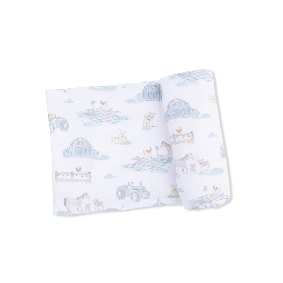 Swaddle Blanket - Farm Animal Party