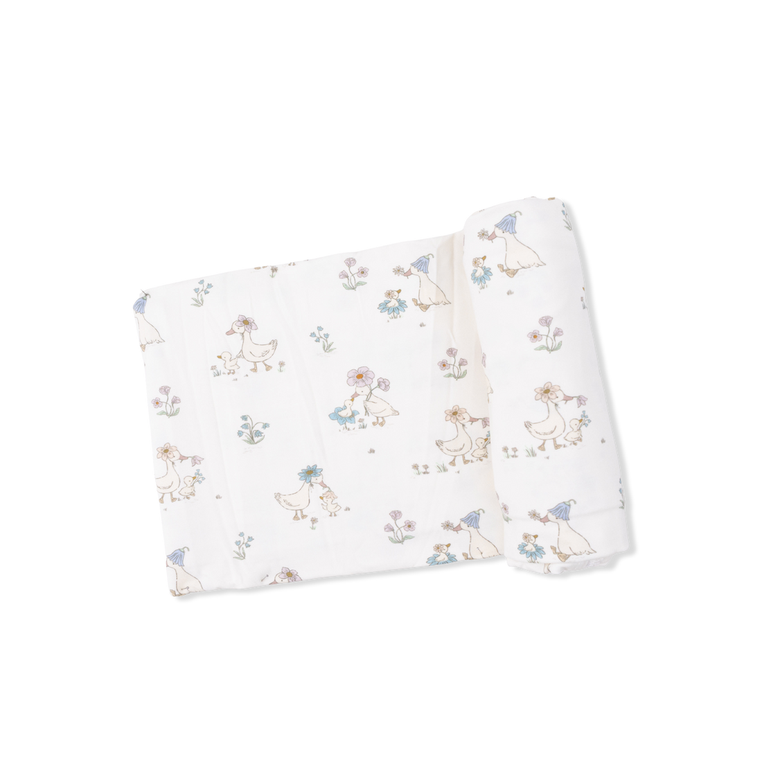 Swaddle Blanket - Flower Ducklings