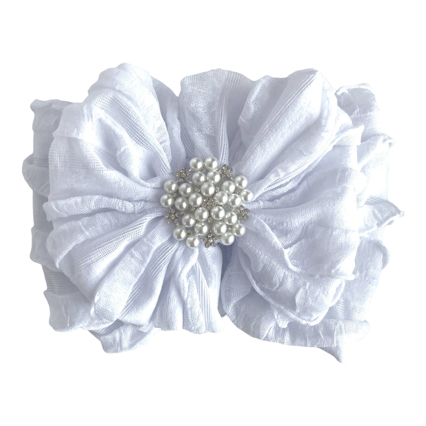 Pearl Ruffled Headband