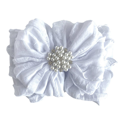 Pearl Ruffled Headband