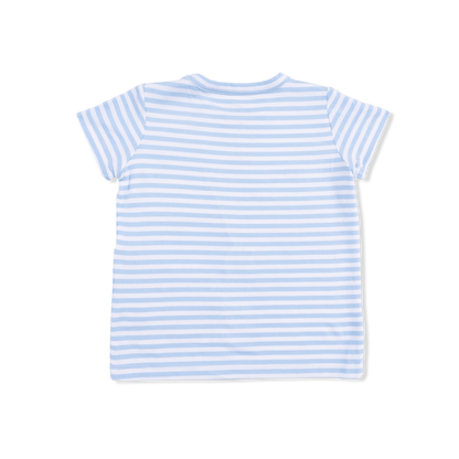 Sailor Sea Creatures Appliques - Crew Neck Tee with Cargo Short