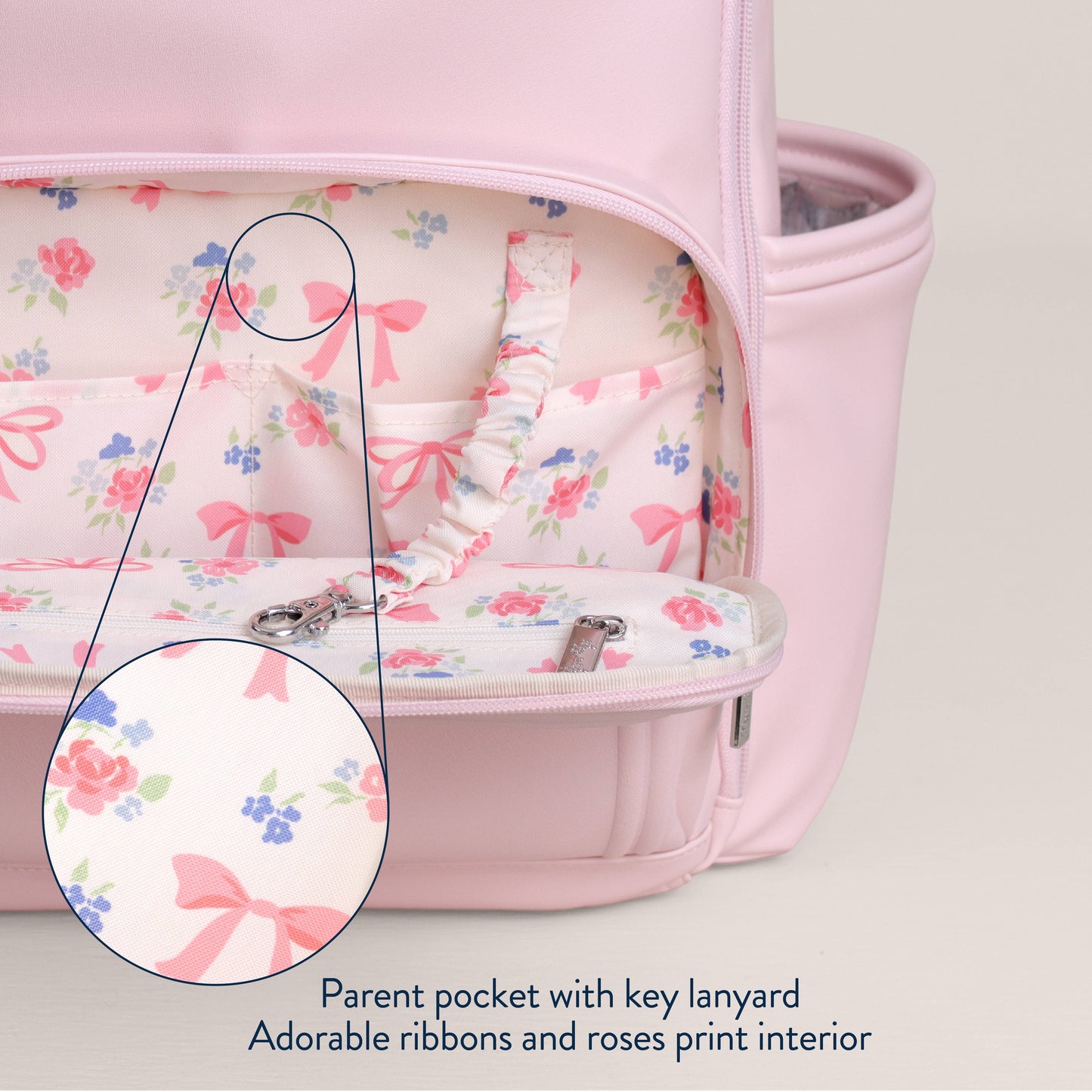 Ribbons & Roses Boss Plus™ Backpack Diaper Bag