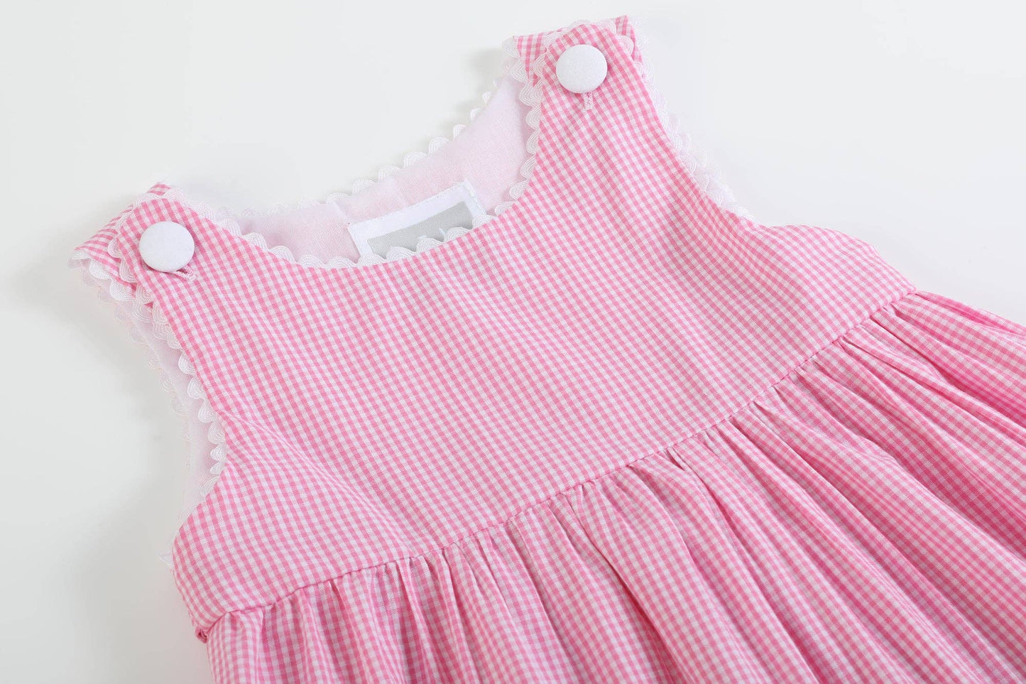 Pink Gingham Bunny Dress