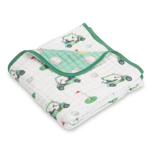 Golf A Round Baby Muslin Quilt