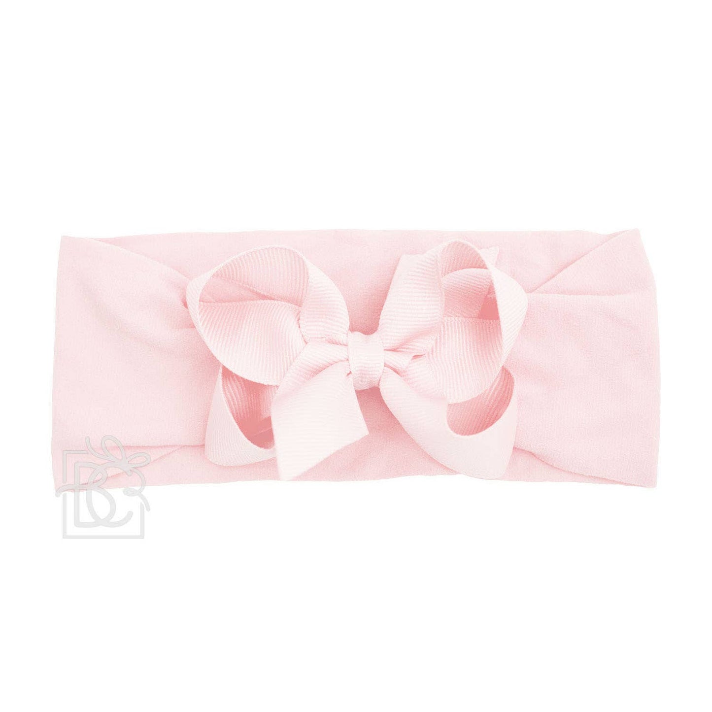 Wide Headband w/Classic Grossgrain Bow