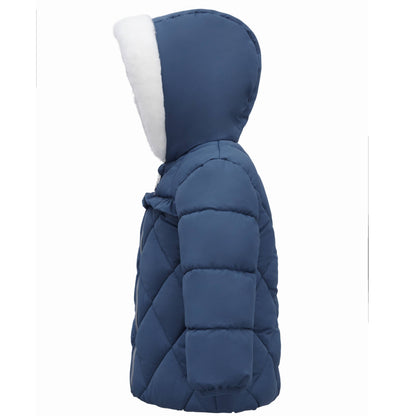 Baby Toddler Girls' Mini Fur Lined Winter Puffer Coat