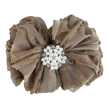 Pearl Ruffled Headband