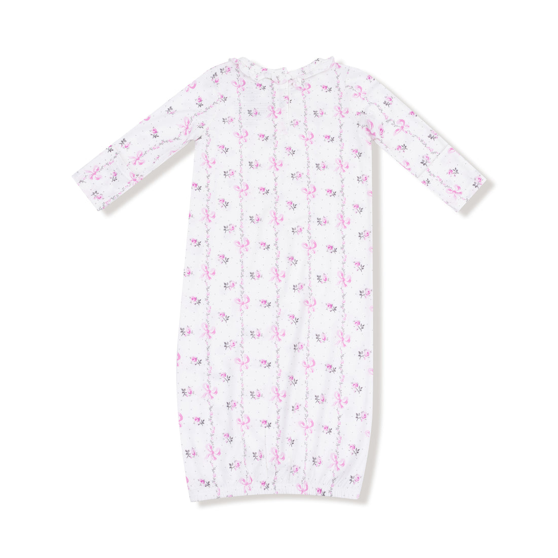 Kimono Gown & Hat - Dainty Buds and Bows