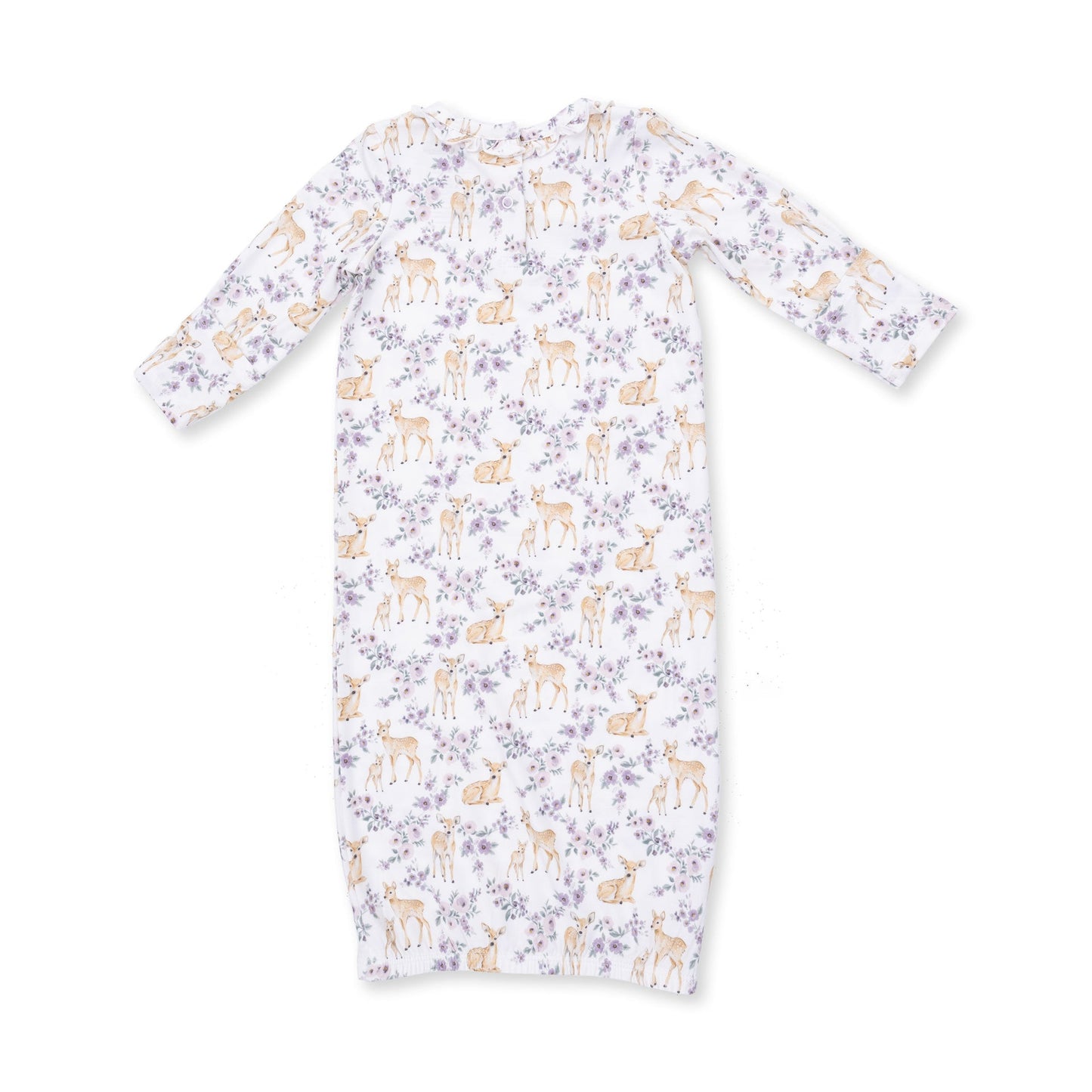 Floral Deer - Kimono Gown and Headband