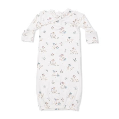Kimono Gown and Knot Headband - Flower Ducklings