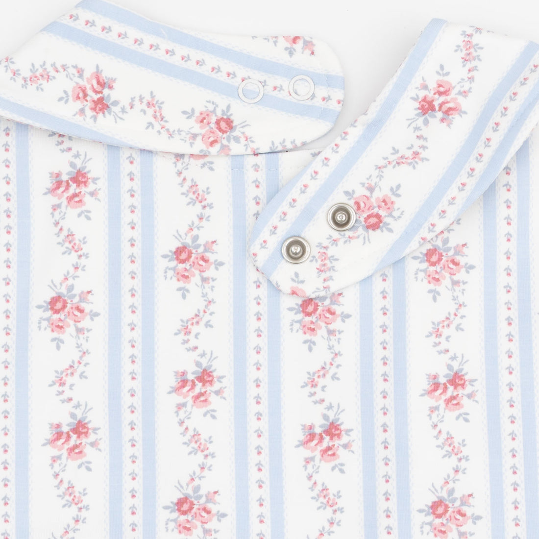 Anna Floral Stripe - Feeding Bib