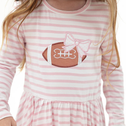 Football Dot and Stripe - Top and Ruffle Bells