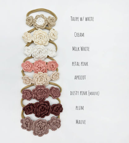 Crochet Flower Headband