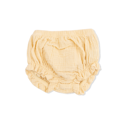 Solid Muslin Italian Straw - Smocked Top with Bloomer