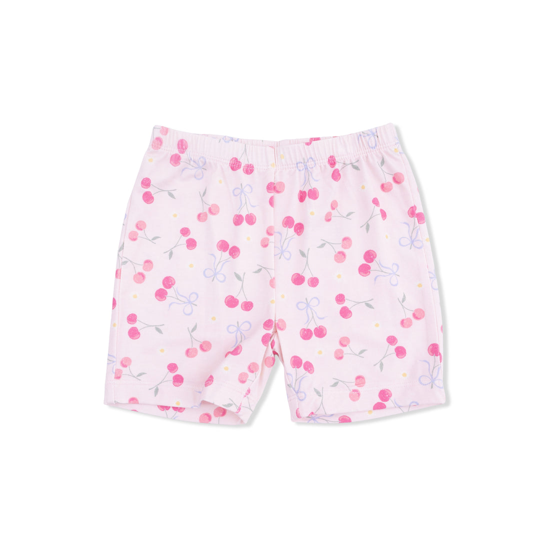 Sweet Bow Cheries - Ruffle Tee and Bike Shorts