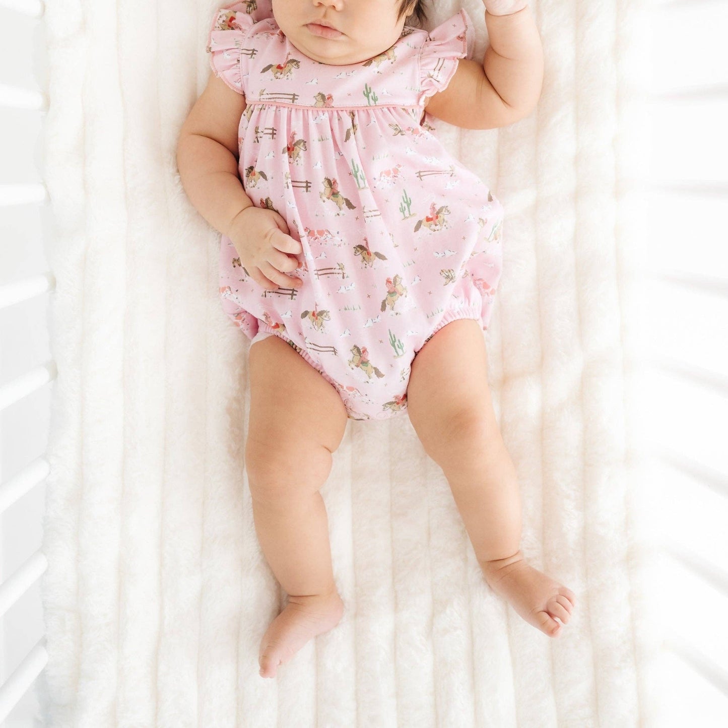 Little Wranglers Bubble - Dusty Rose