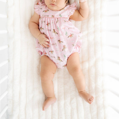 Little Wranglers Bubble - Dusty Rose