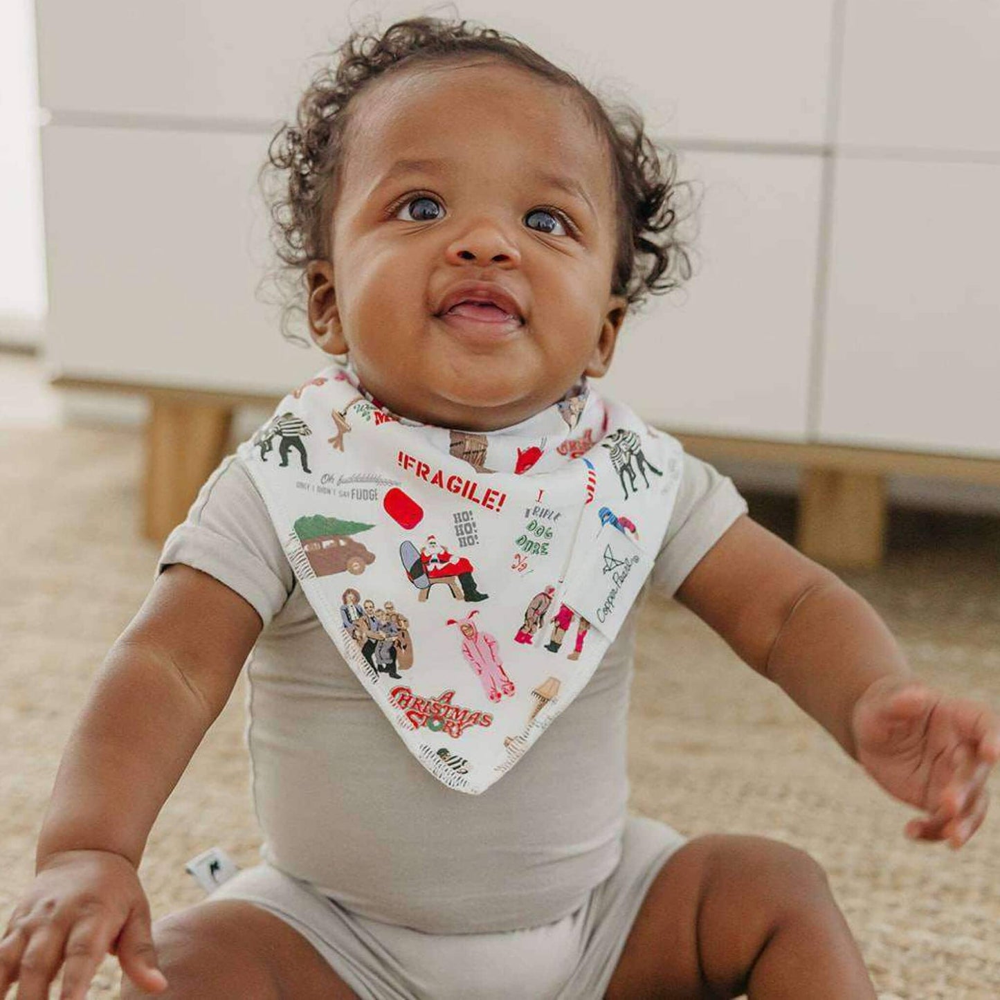 4 Pack Baby Bandana Bibs - Christmas Classics