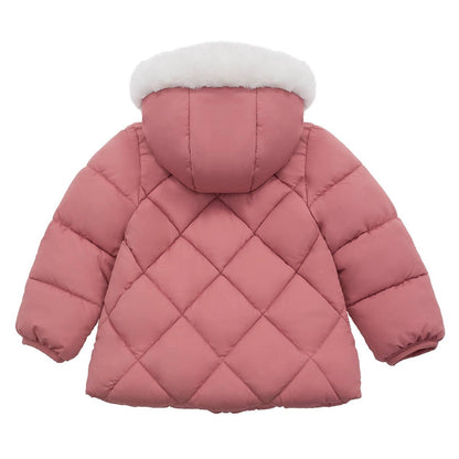 Baby Toddler Girls' Mini Fur Lined Winter Puffer Coat