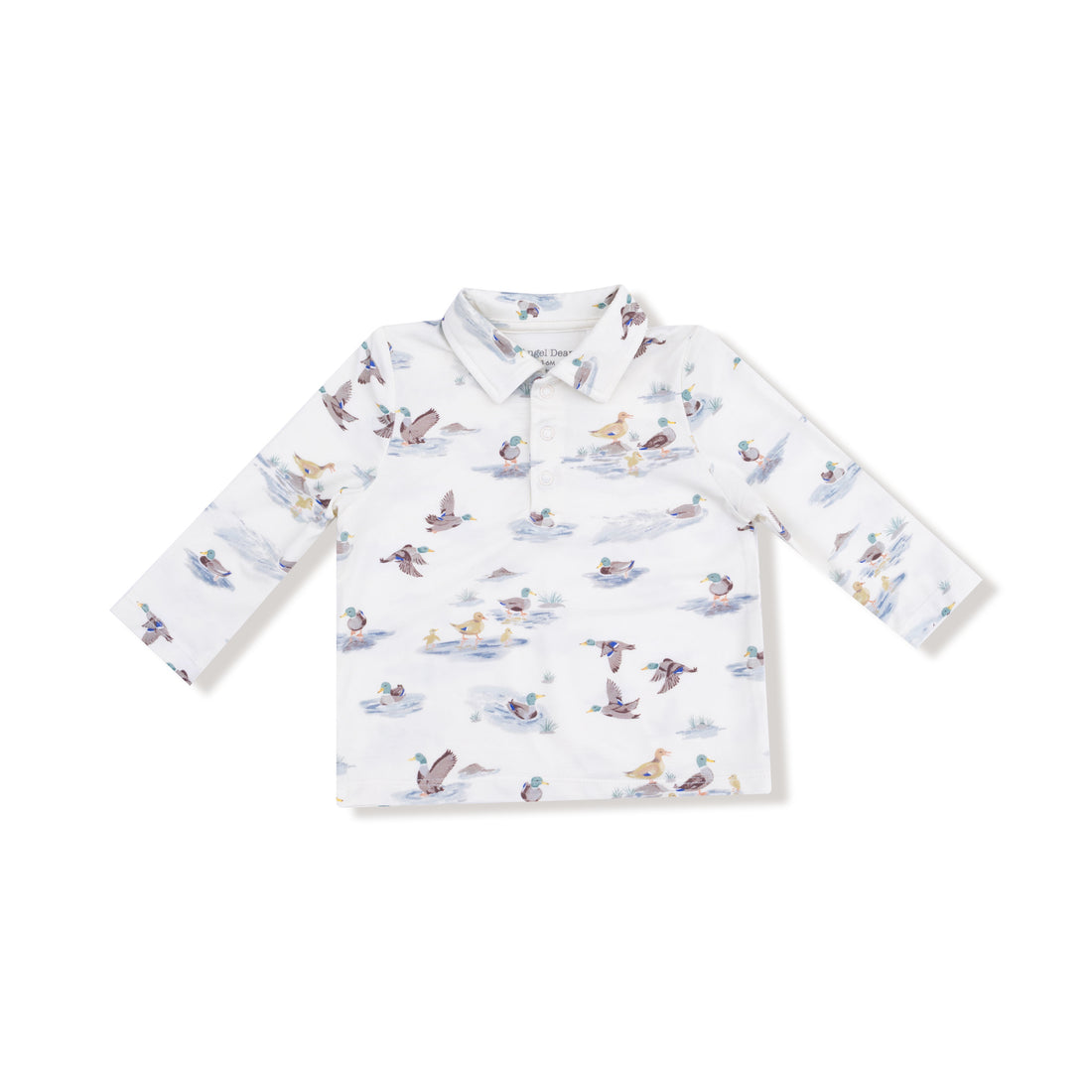 Migrating Mallards Long Sleeve Polo Shirt with Bamboo Jogger
