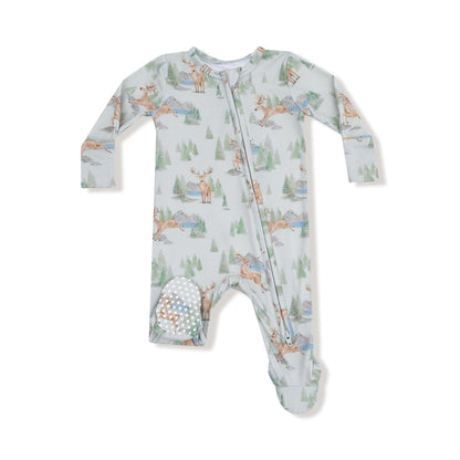 Zipper Footie - Buck Deer