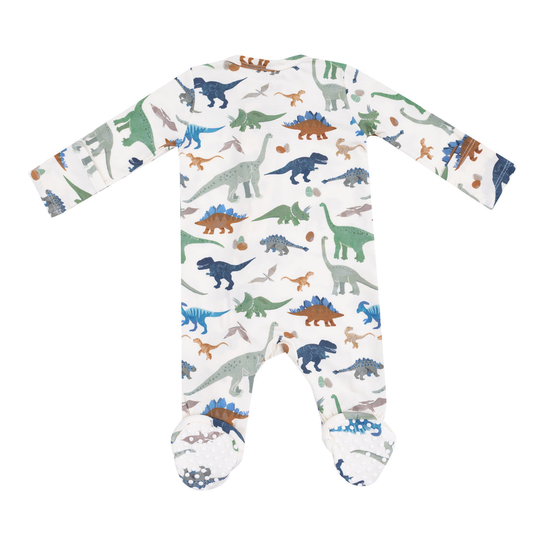 Zipper Footie - Washy Dinos