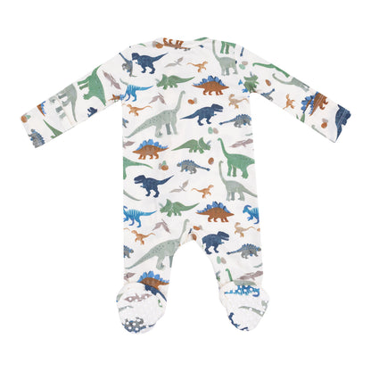 Zipper Footie - Washy Dinos
