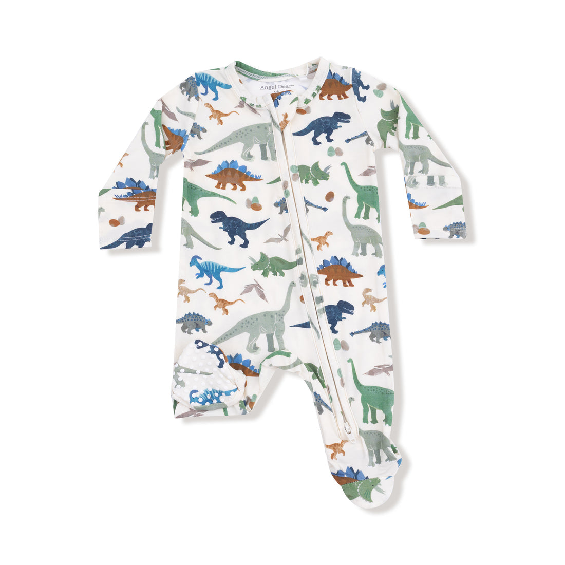 Zipper Footie - Washy Dinos