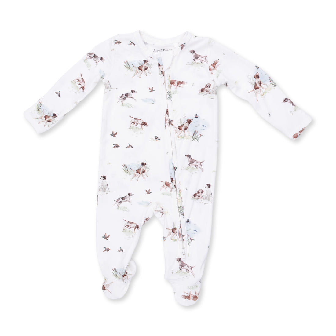 Pointer Pups and Duck Buddies - Zipper Footie
