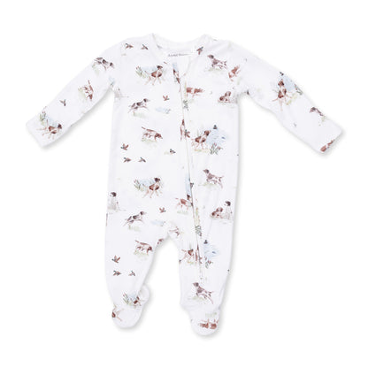 Pointer Pups and Duck Buddies - Zipper Footie