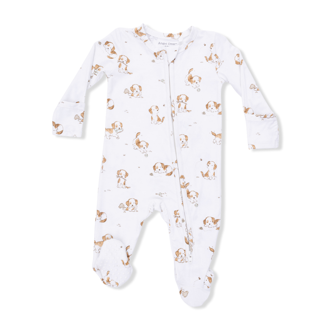 2 Way Zipper Footie - Explorer Puppy