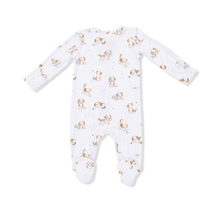 2 Way Zipper Footie - Explorer Puppy