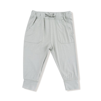 Long Sleeve Henley & Jogger - Washy Dinos