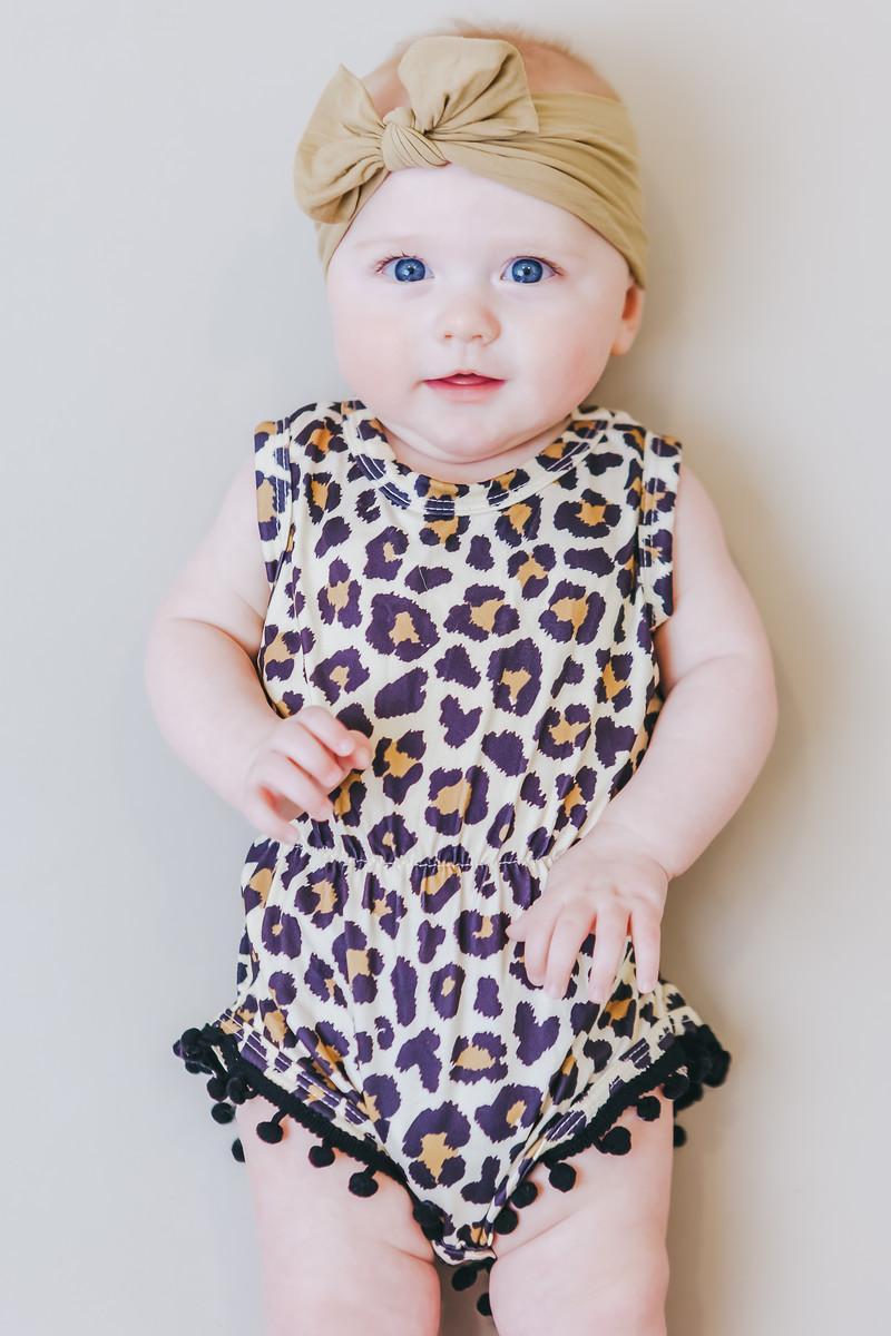 Wild One Pom Pom Romper