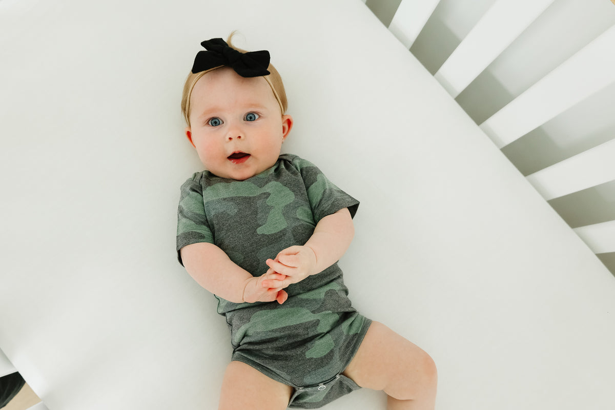 Short Sleeve Bodysuit - Hunter