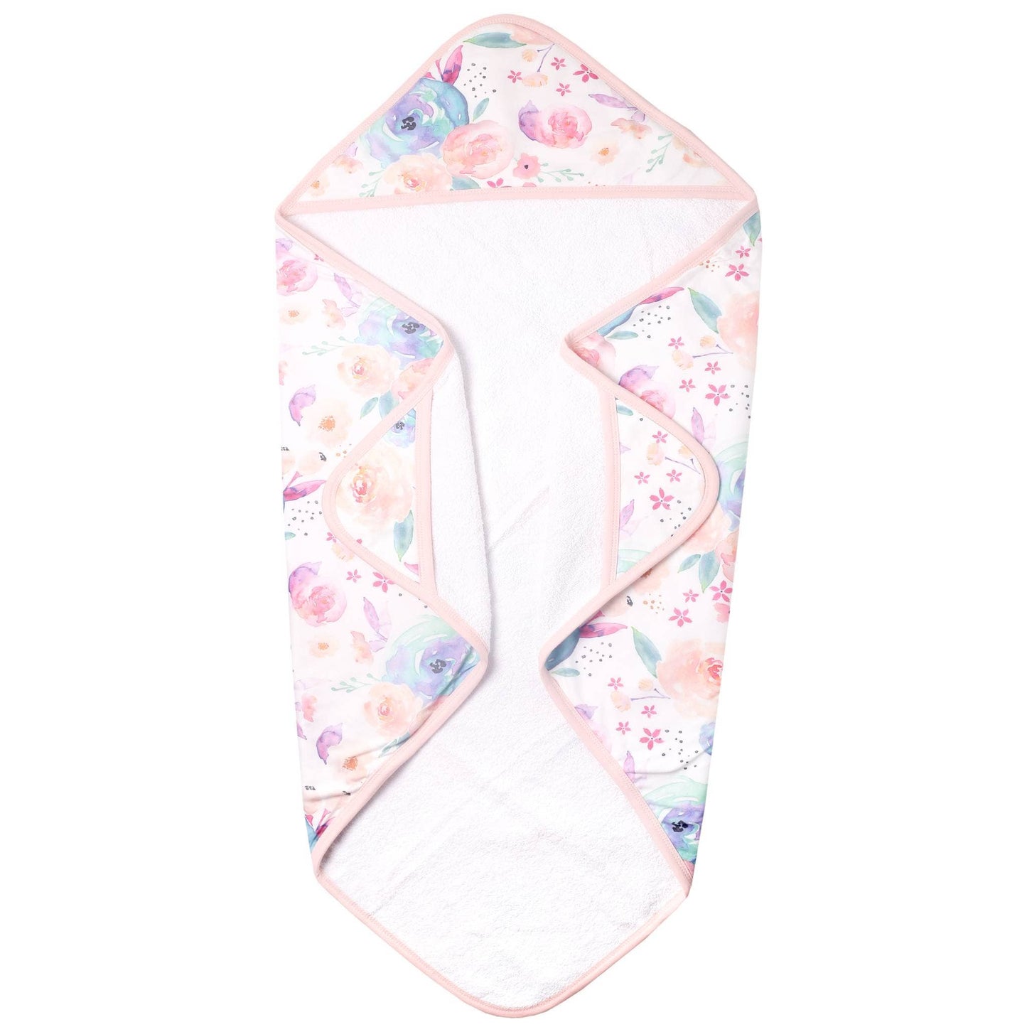 Premium Baby Knit Hooded Towel - Bloom