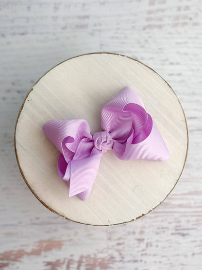 4" Essential Grosgrain Hair Bow | Clip or Headband