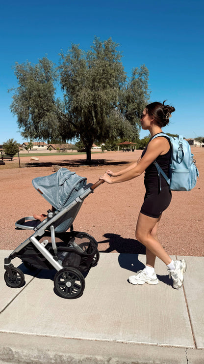 Teddy Blue Boss Plus™ Backpack Diaper Bag