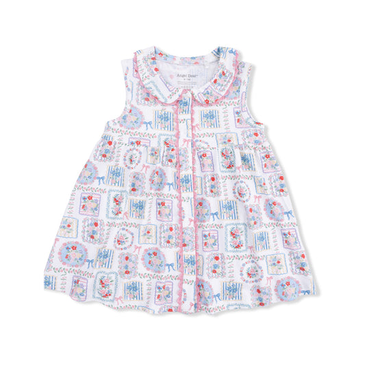 Julep's Floral Patchwork - Jill Dress Sleeveless with Bloomer
