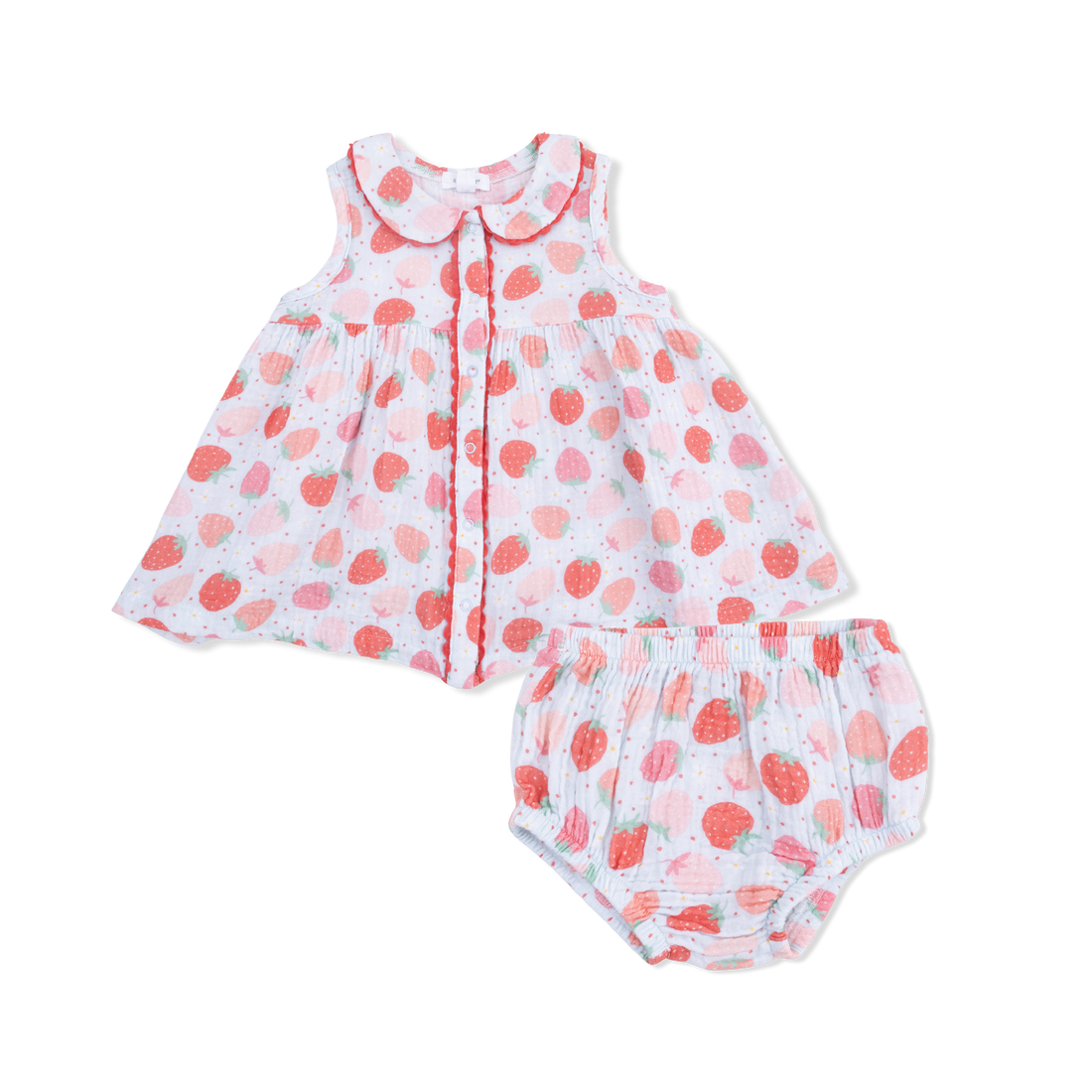 Strawberry Bliss - Dress with Bloomer
