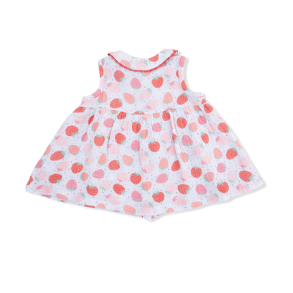 Strawberry Bliss - Dress with Bloomer