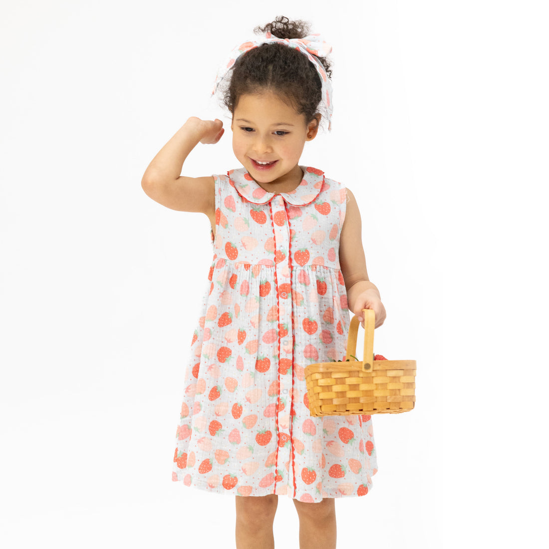 Strawberry Bliss - Dress with Bloomer
